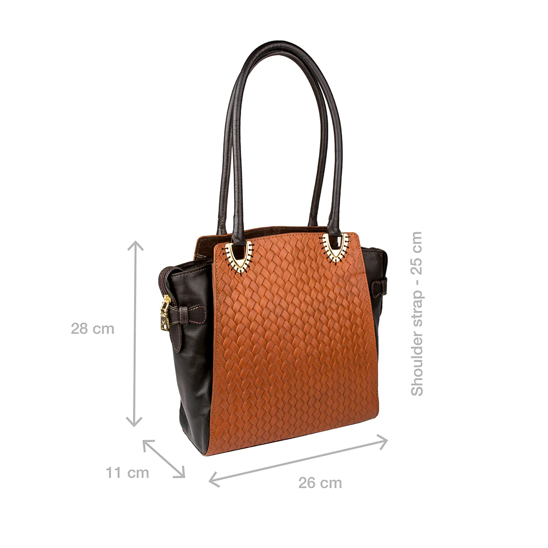 Ee Liya 01 Tan Leather Shoulder Bag - Image 2
