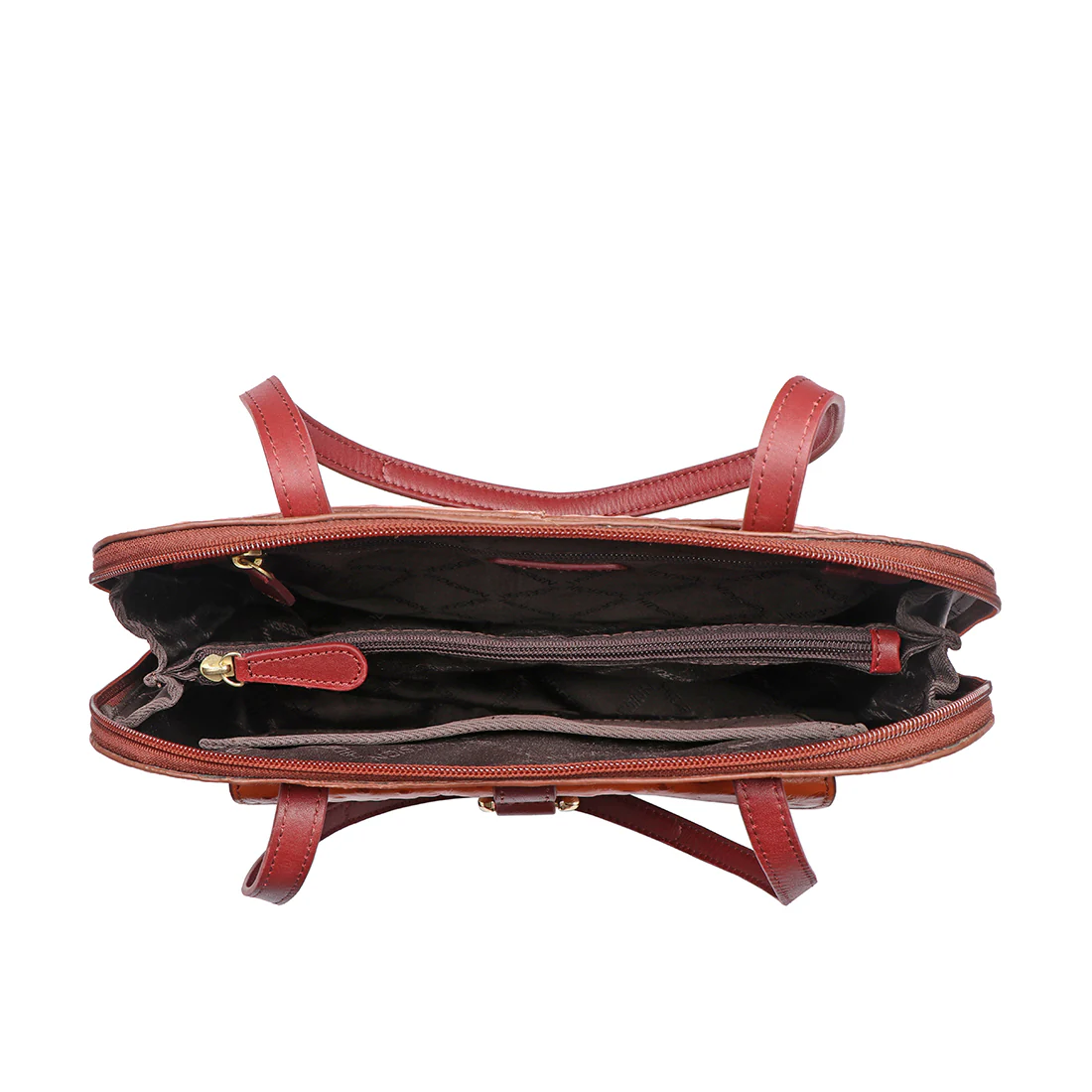 Ee Lotus 03 Tan Leather Shoulder Bag - Image 6
