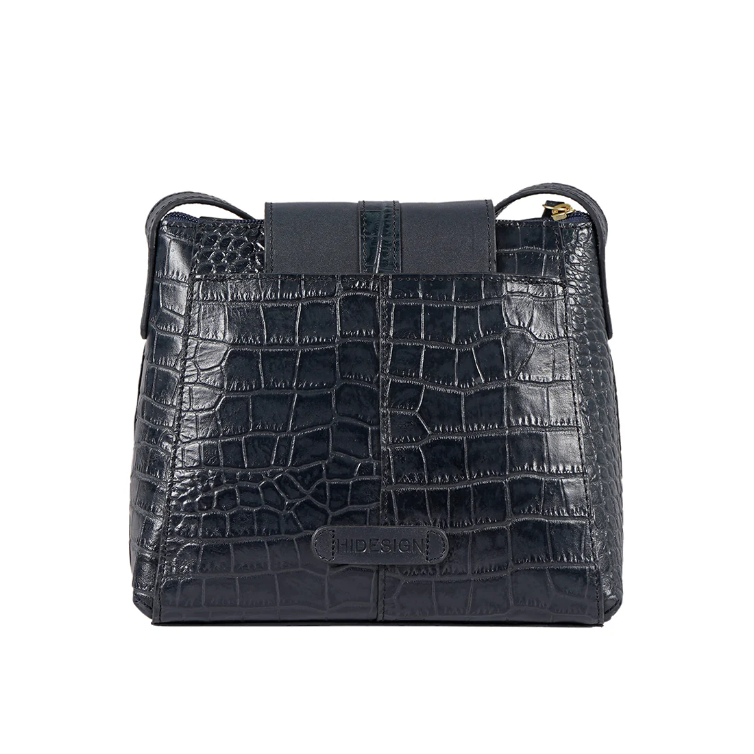 Ee Lyra Blue Leather Sling Bag - Image 5