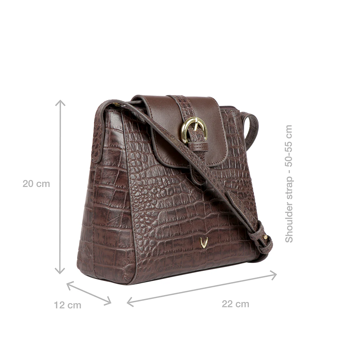 Ee Lyra Brown Leather Sling Bag - Image 2