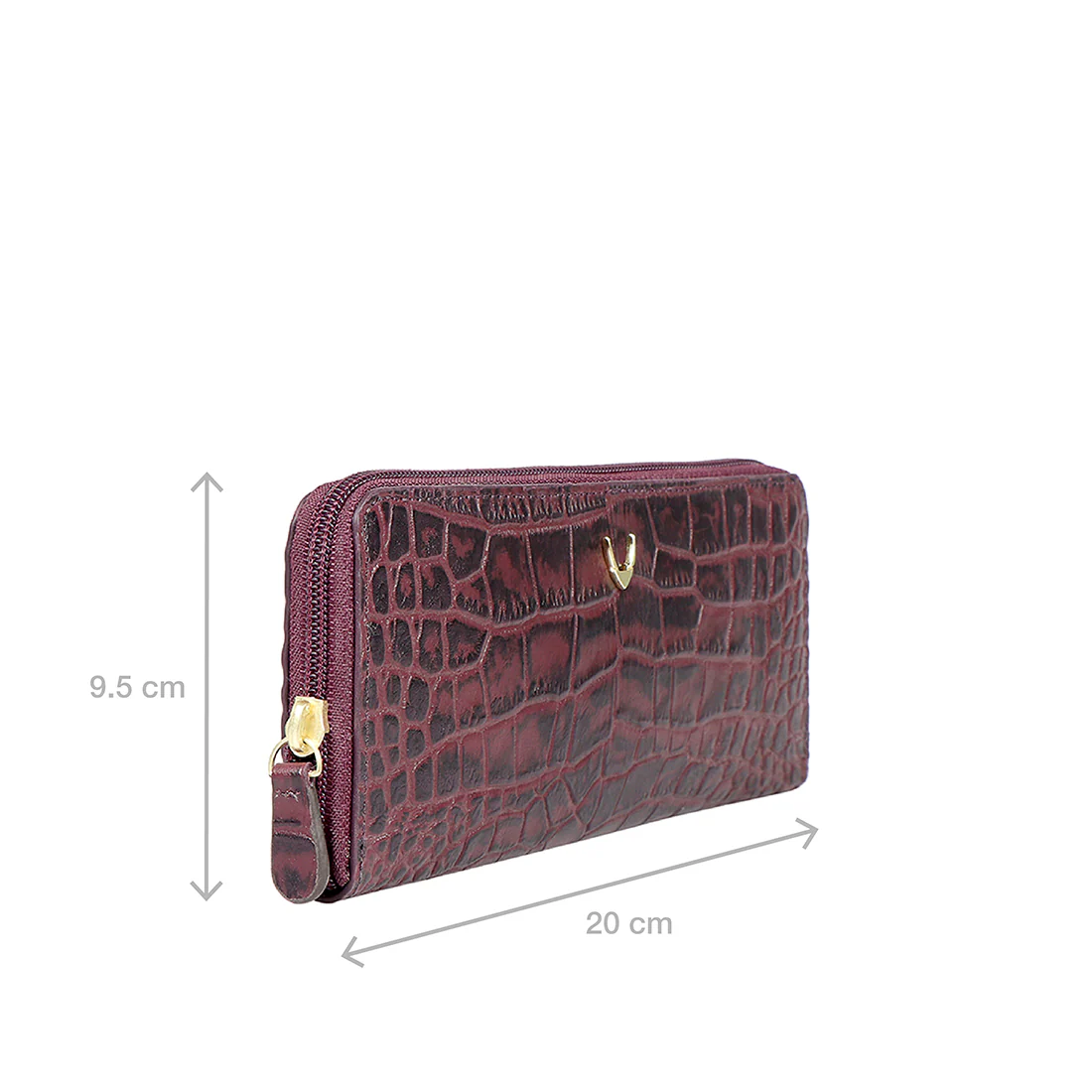 Ee Mackenzie W2 Purple Leather Zip Around Wallet - Image 2