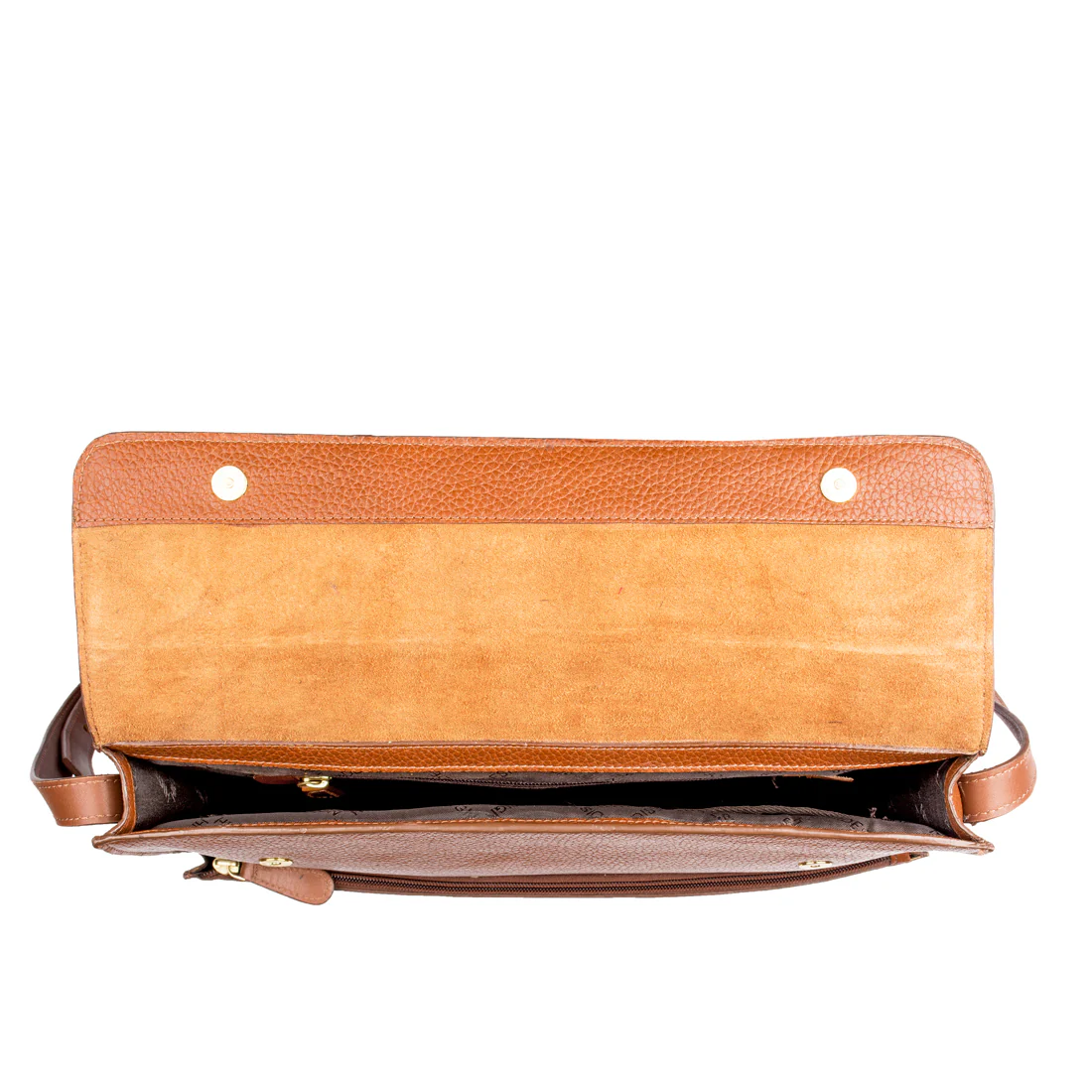 Ee Mars 01 Tan Leather Laptop Bag - Image 4