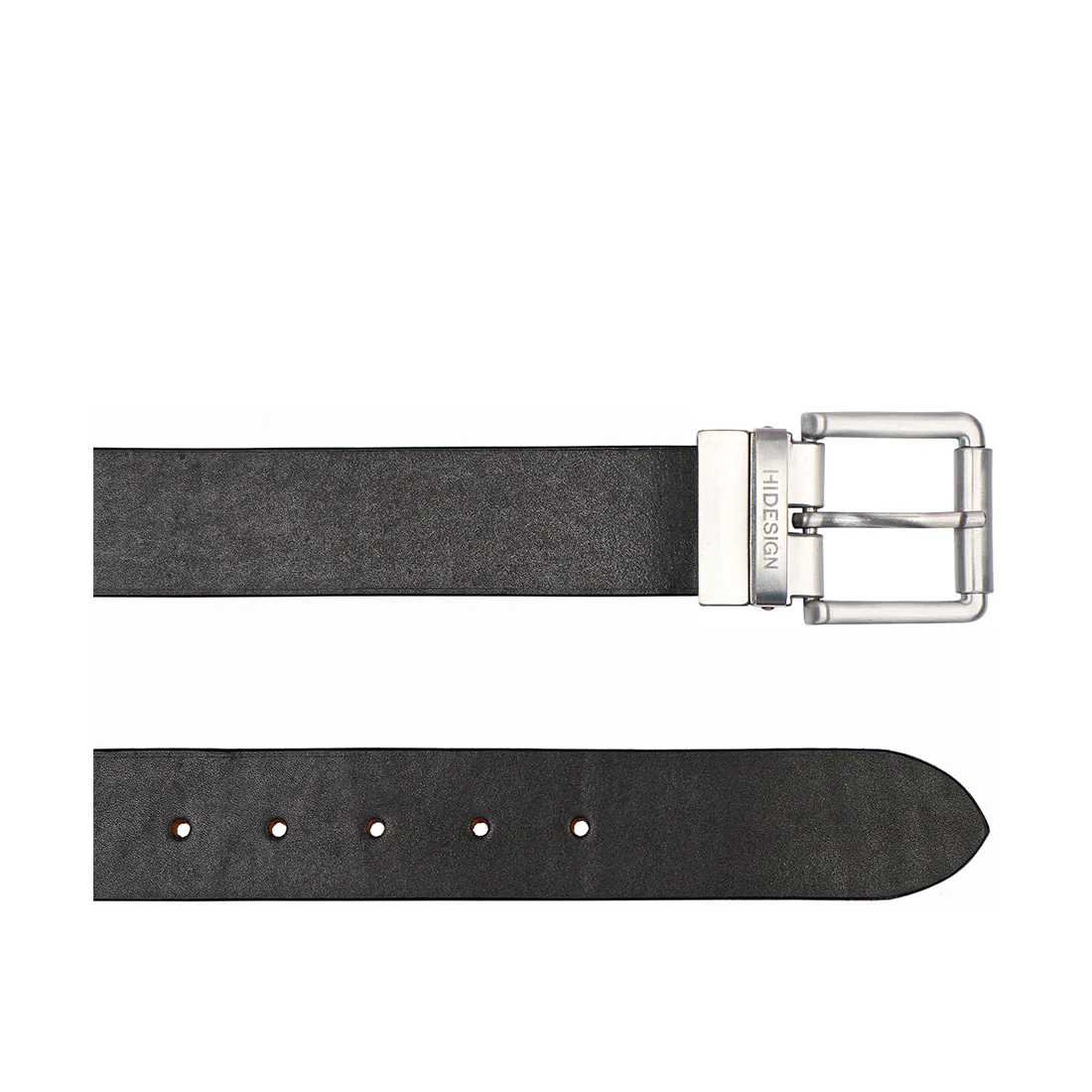 Ee Mateo Men's Black Reversible Leather Belt - Image 5