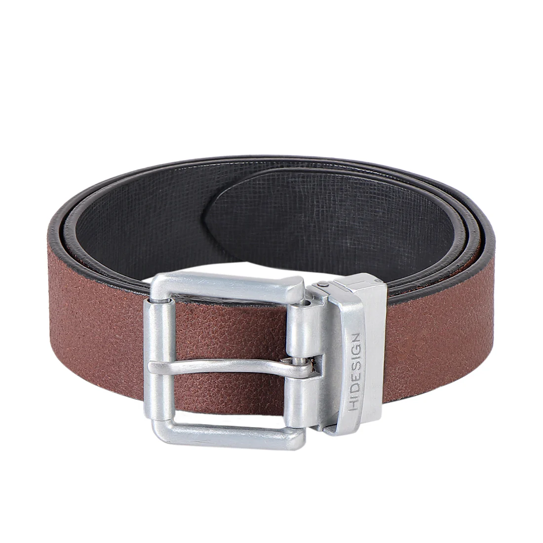 Ee Mateo Men's Black Reversible Leather Belt - Image 3