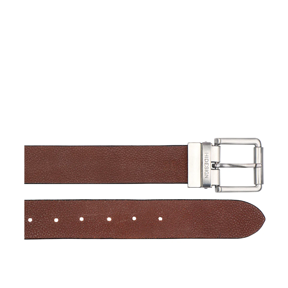 Ee Mateo Men's Black Reversible Leather Belt - Image 6