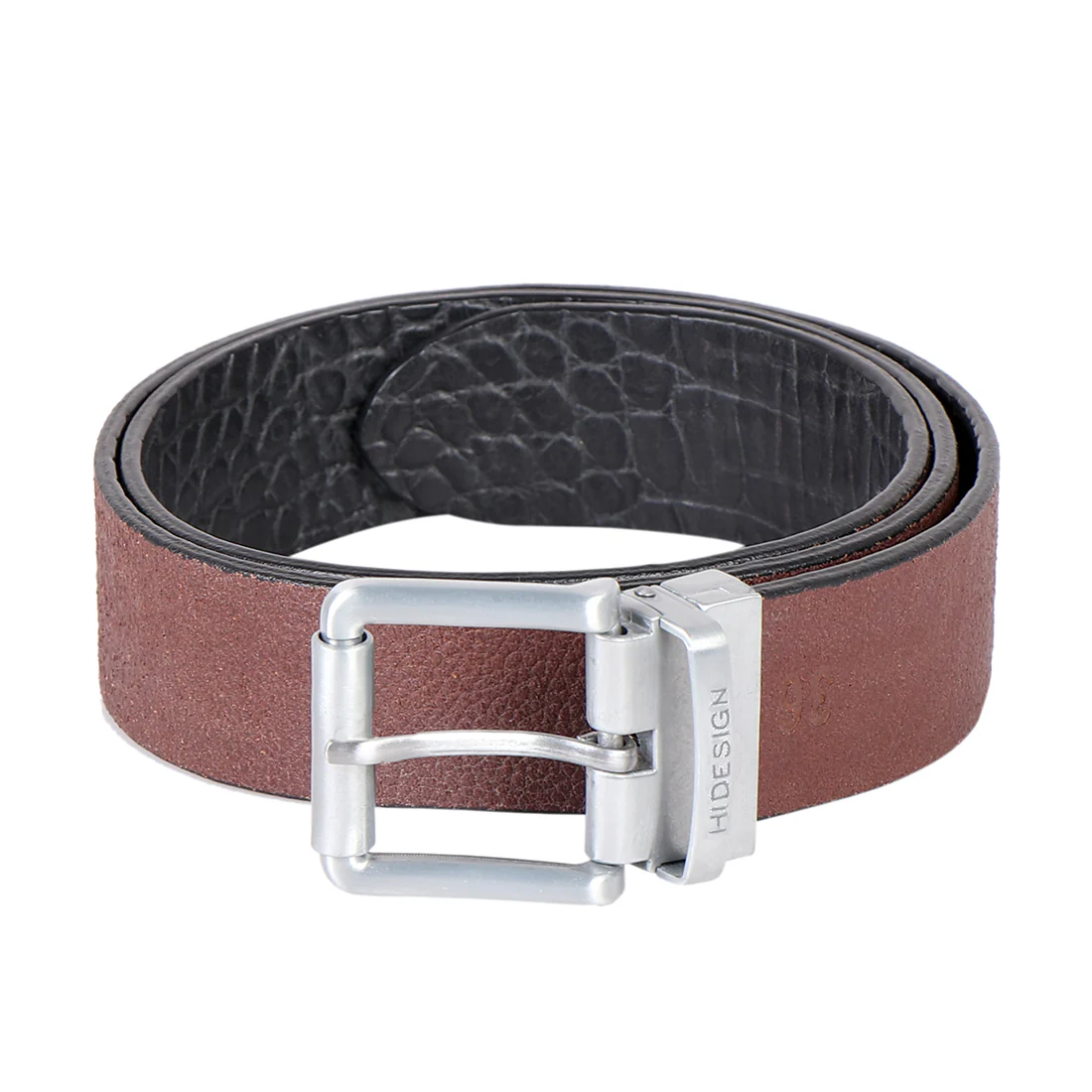 Ee Mateo Men's Black Reversible Leather Belt - Image 3