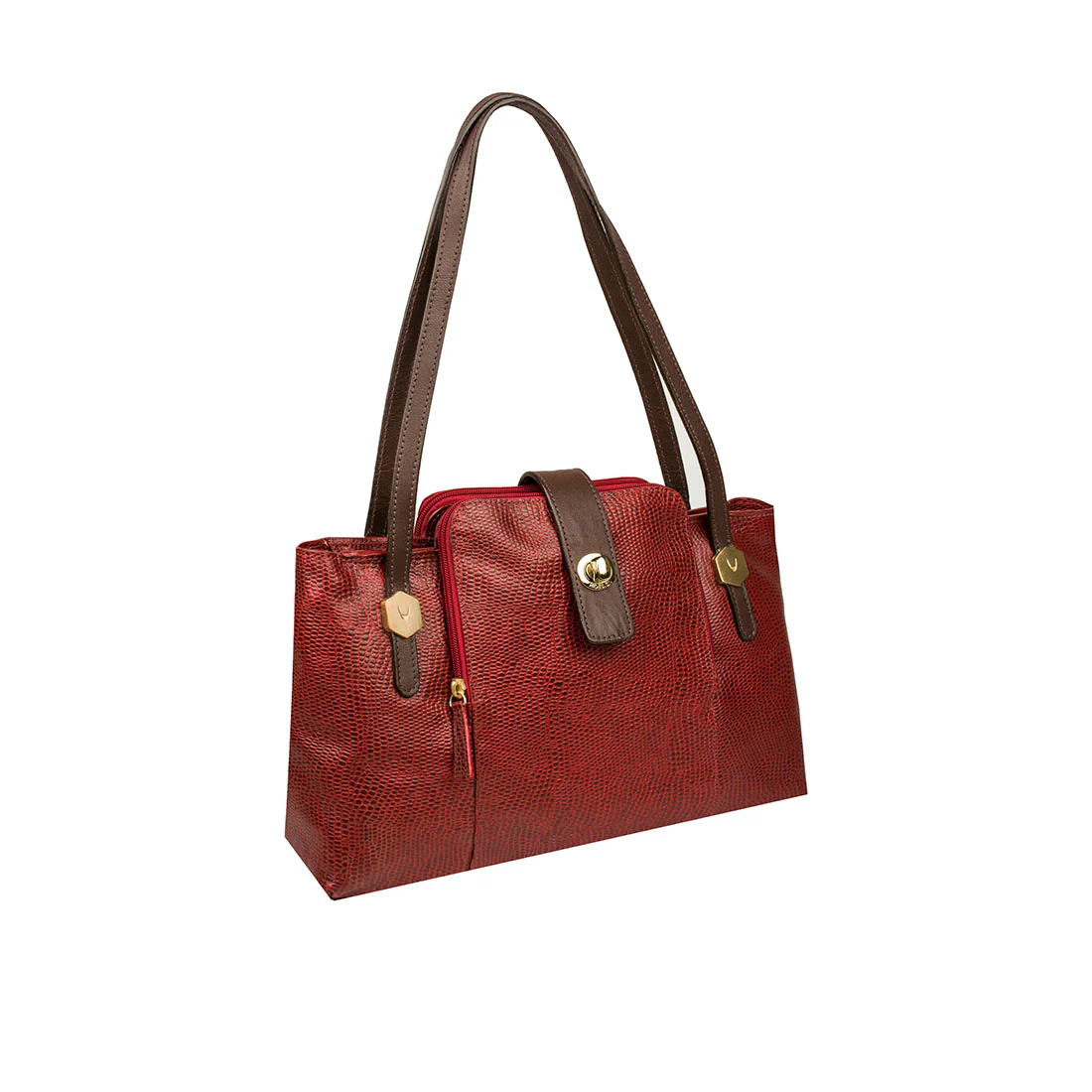 Ee Mensa 01 Red Leather Tote Bag - Image 2