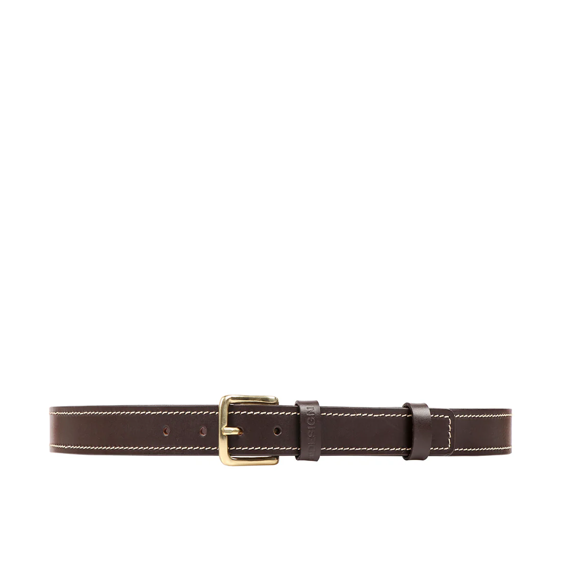 Ee Metis Men's Brown Non Reversible Leather Belt - Image 2