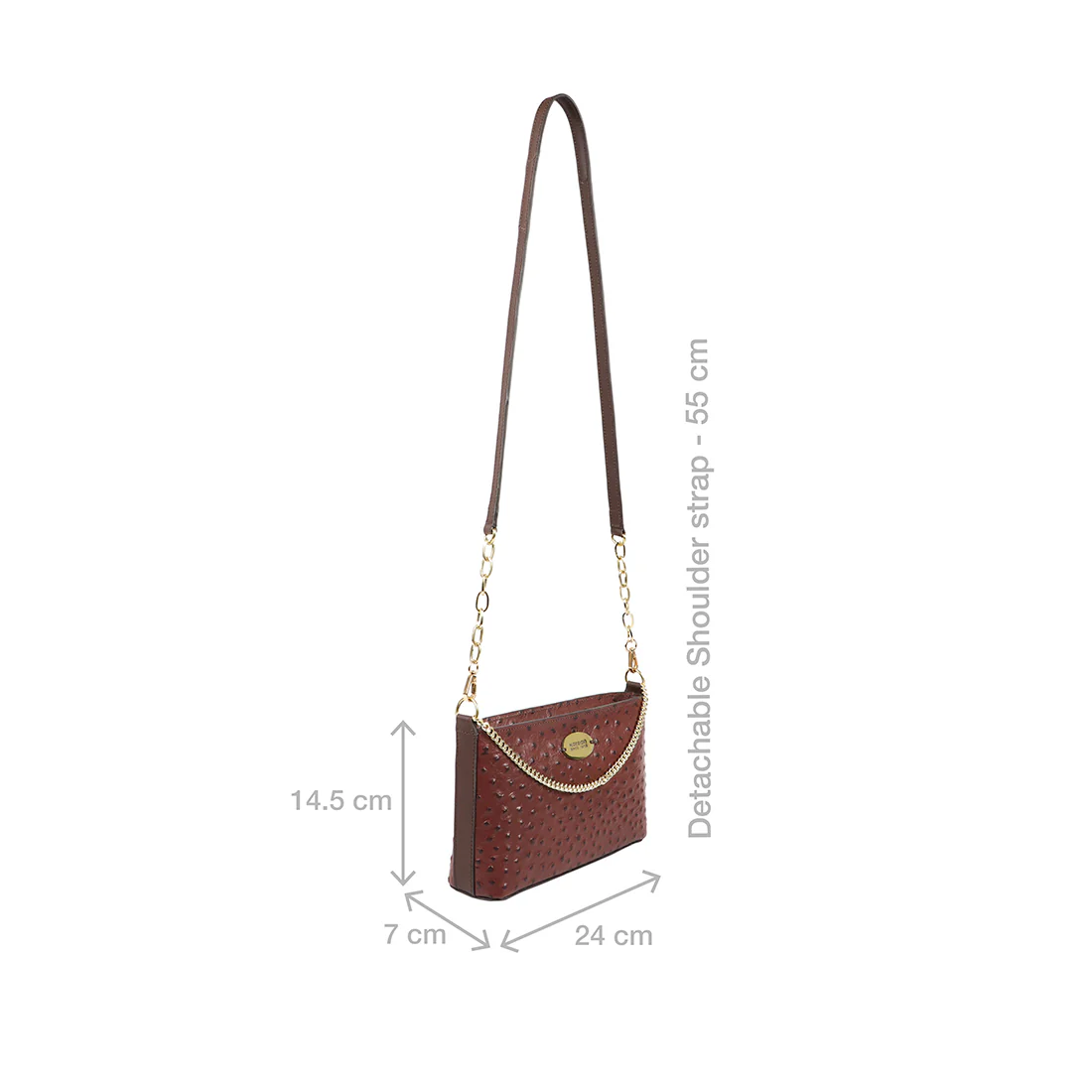 Ee Molokini 02 Red Leather Sling Bag - Image 2