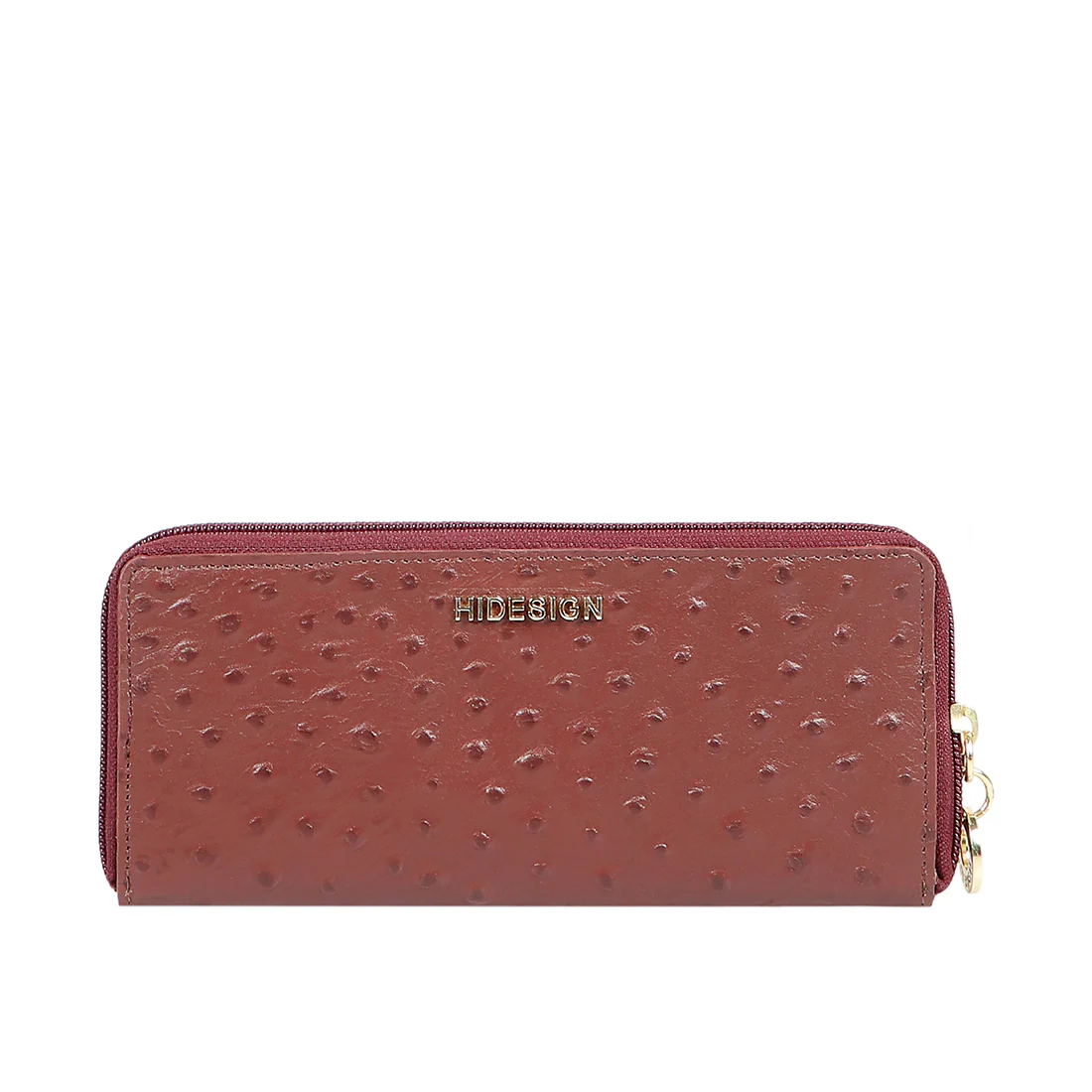 Ee Molokini W1 R Marsala Leather Zip Around Wallet - Image 4