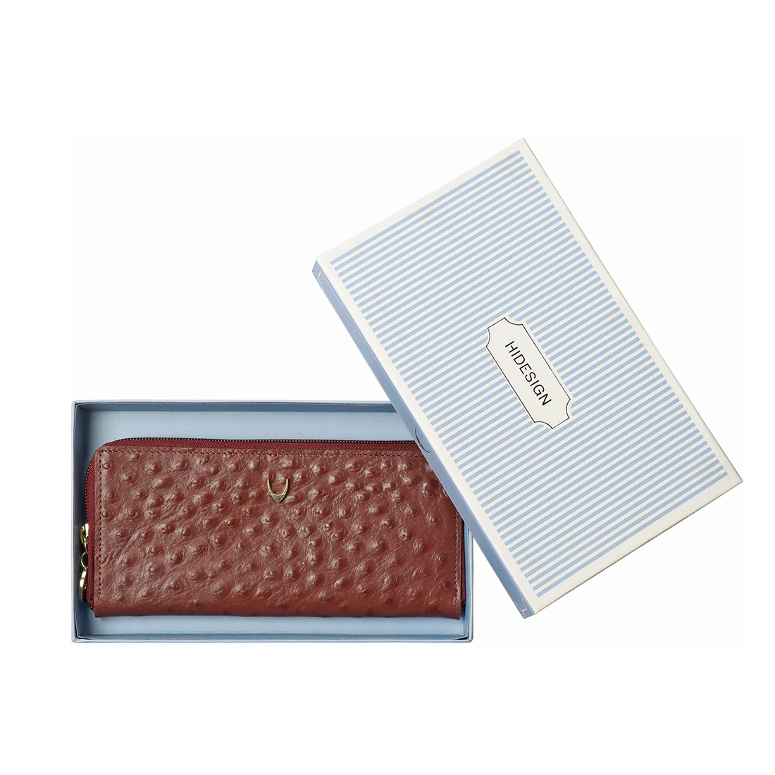 Ee Molokini W1 R Marsala Leather Zip Around Wallet - Image 6