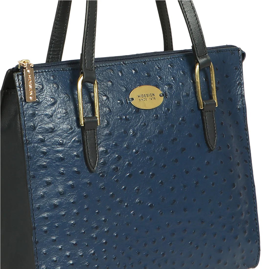 Ee Morocco 06 Blue Leather Shoulder Bag - Image 5