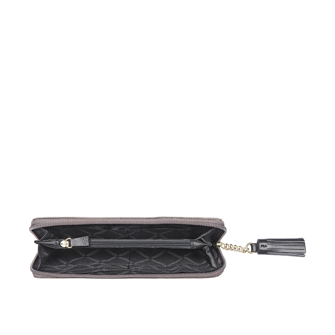 Ee Morocco W1 Grey Leather Zip Around Wallet - Image 6