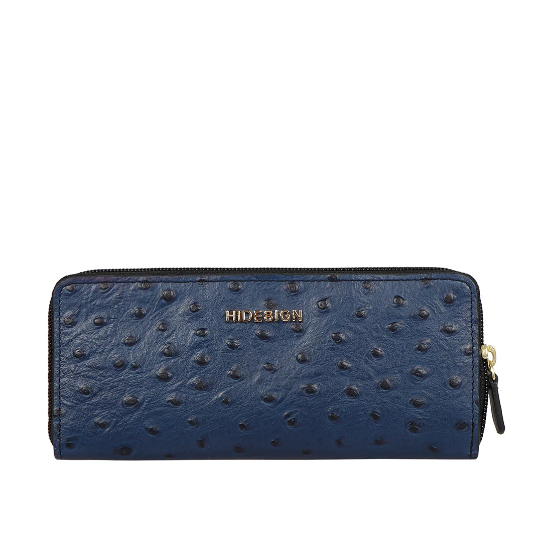 Ee Morocco W3-M Blue Leather Zip Around Wallet - Image 4