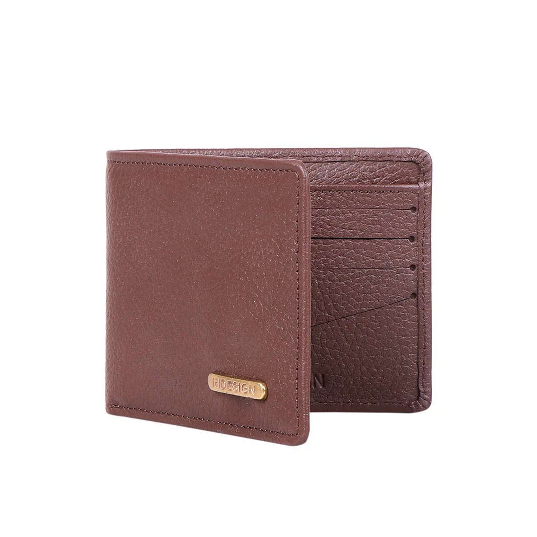 Ee Myw-01  Brown Leather Bi-Fold Wallet - Image 4