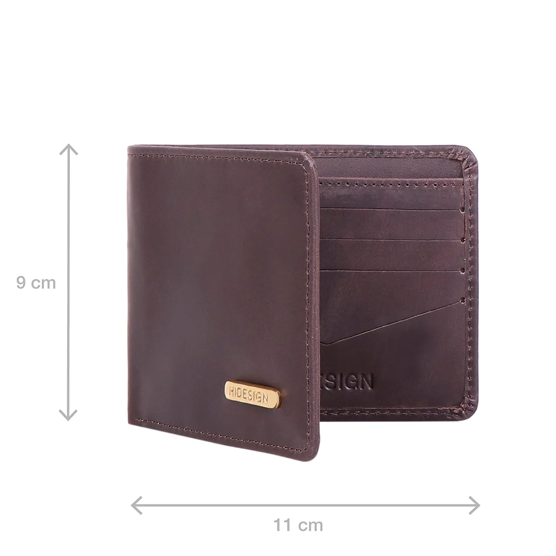Ee Myw-01 Brown Leather Bi-Fold Wallet - Image 7