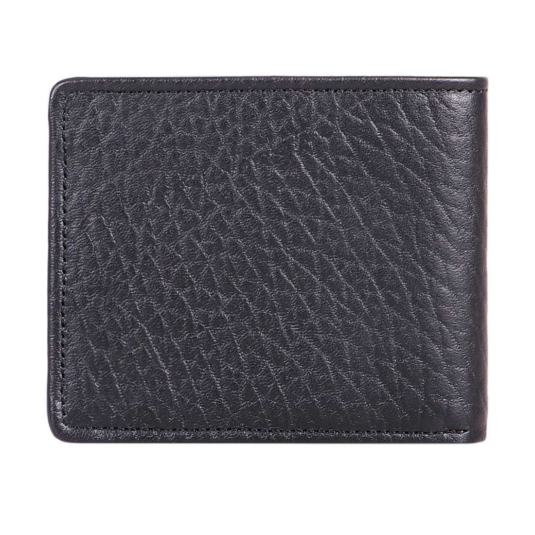 Ee Myw-02A  Black Leather Bi-Fold Wallet - Image 5