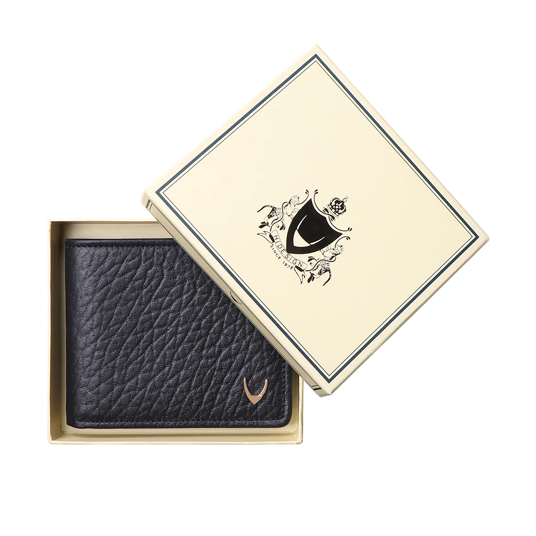Ee Myw-02A  Black Leather Bi-Fold Wallet - Image 9