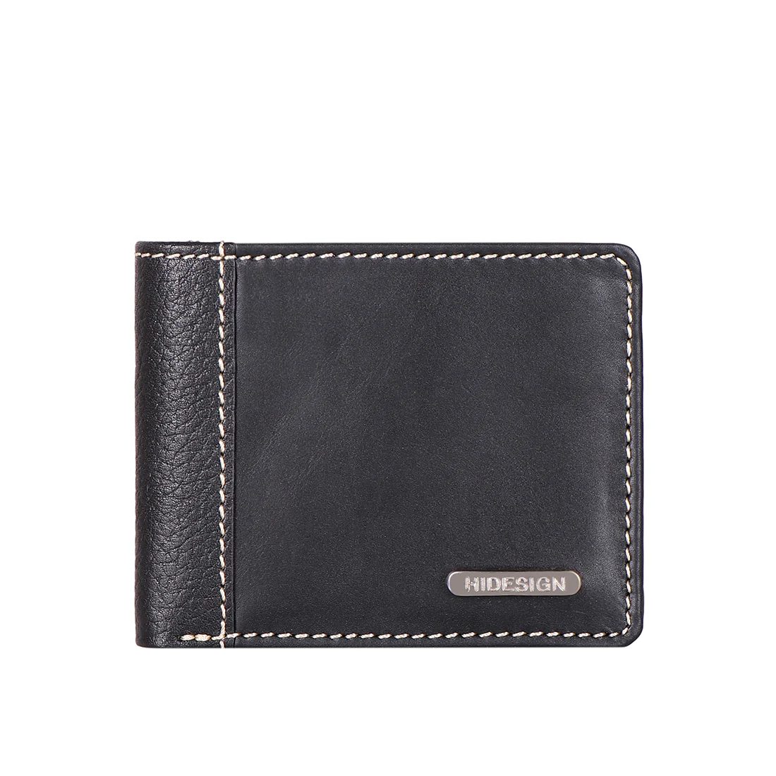Ee Myw-04 Black Leather Bi-Fold Wallet