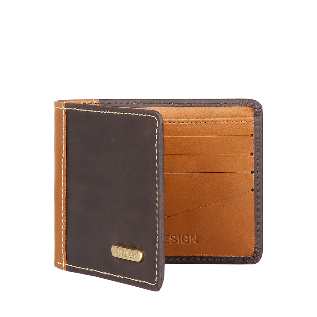 Ee Myw-04 Brown Leather Bi-Fold Wallet - Image 3