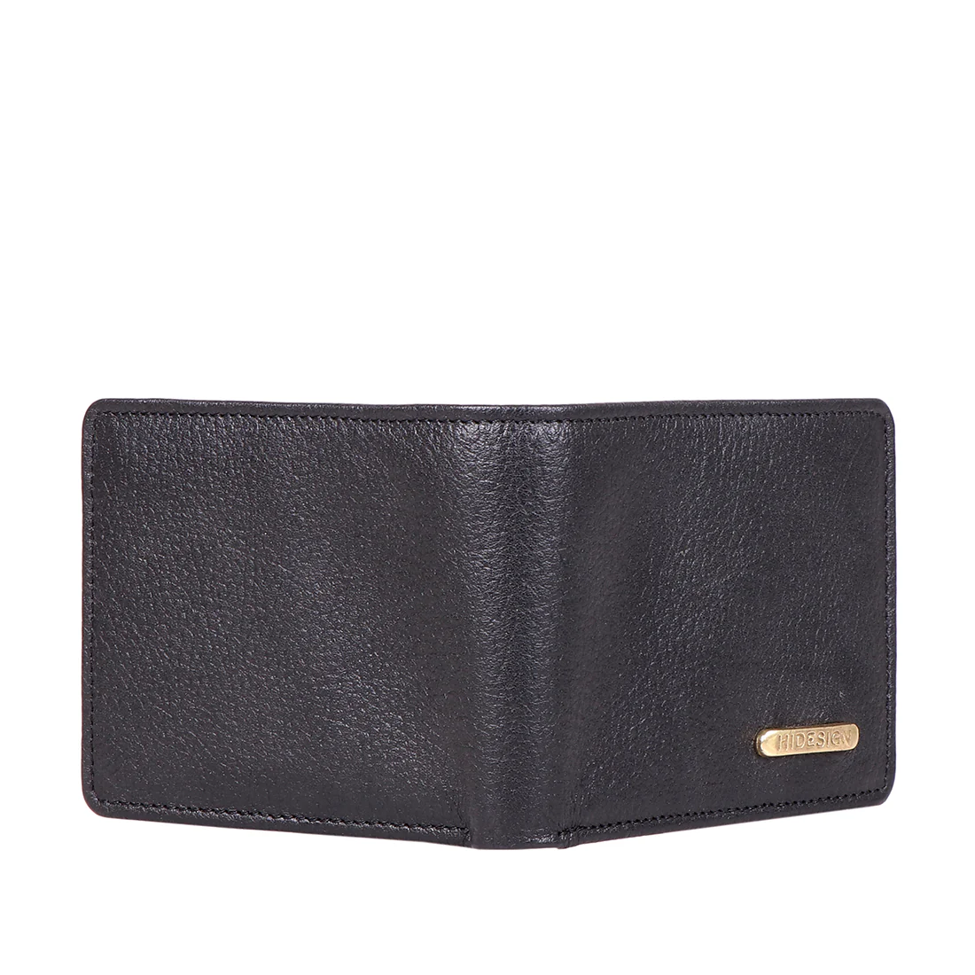 Ee Myw-05  Black Leather Bi-Fold Wallet - Image 4