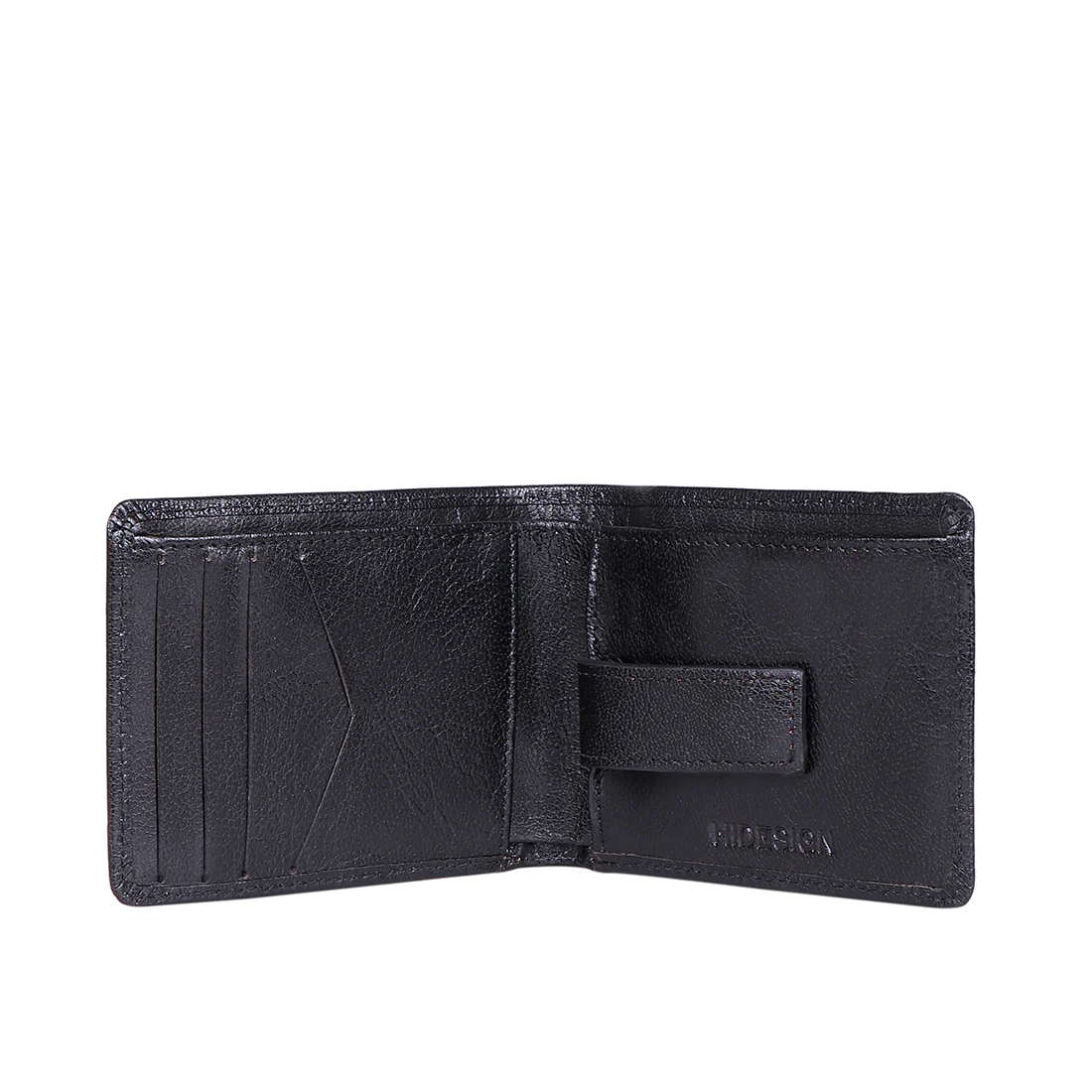 Ee Myw-05A Black Leather Bi-Fold Wallet - Image 2