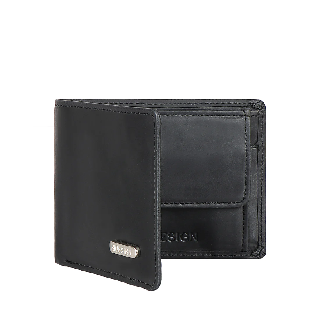 Ee Myw-06 Black Leather Bi-Fold Wallet - Image 3