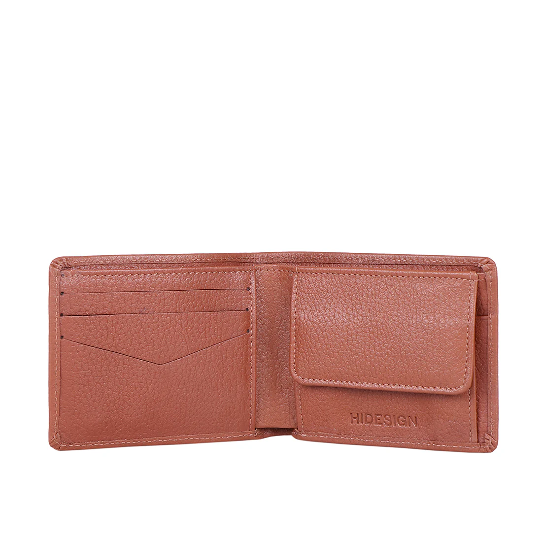 Ee Myw-06  Tan Leather Bi-Fold Wallet - Image 2