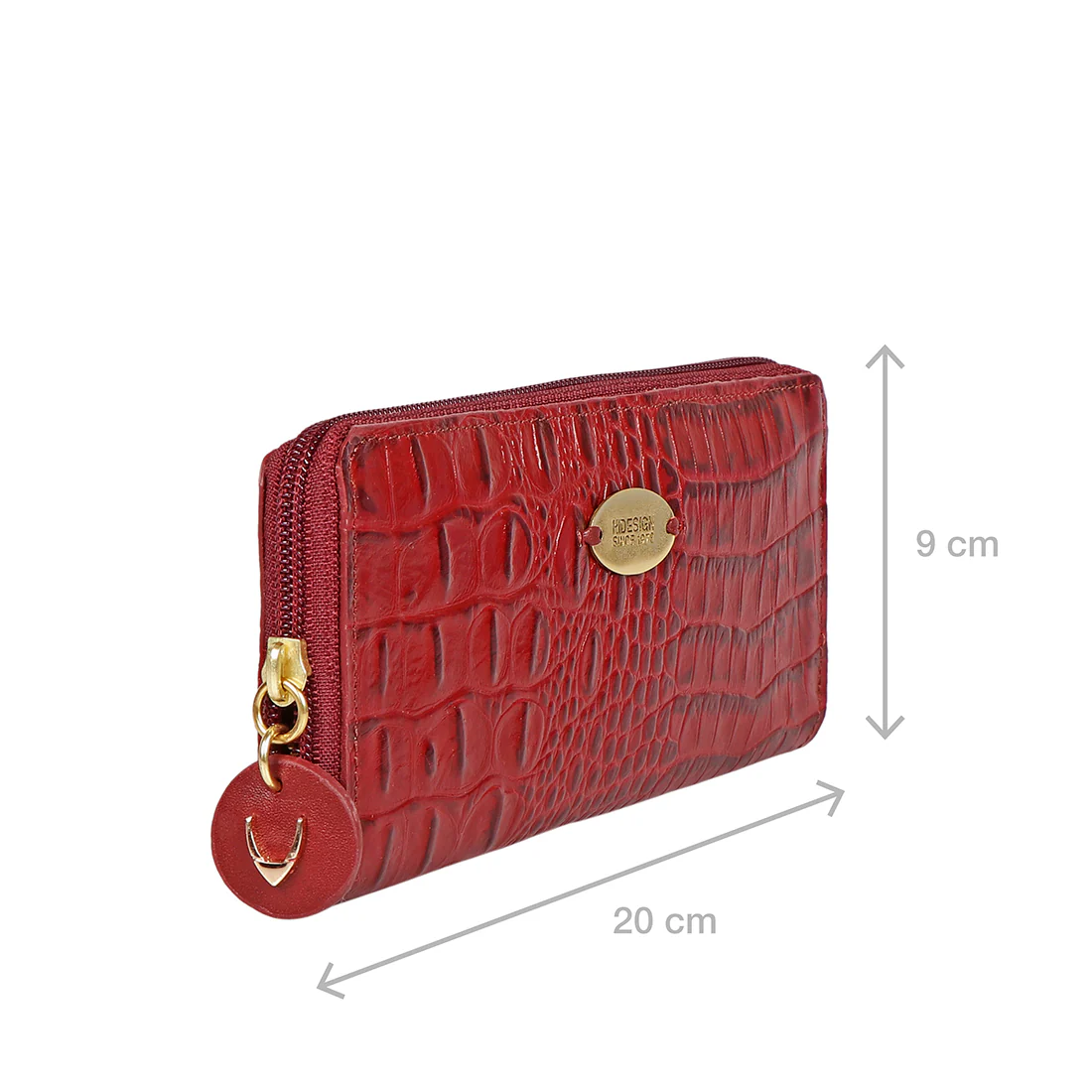 Ee Naomi W1-M Red Leather Zip Around Wallet - Image 2