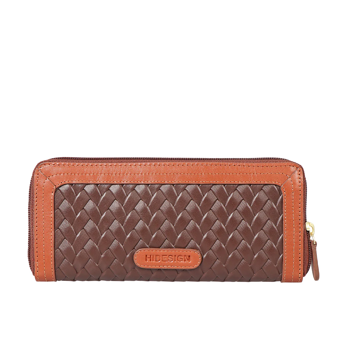 Ee Natalia W2-M Brown Leather Zip Around Wallet - Image 3