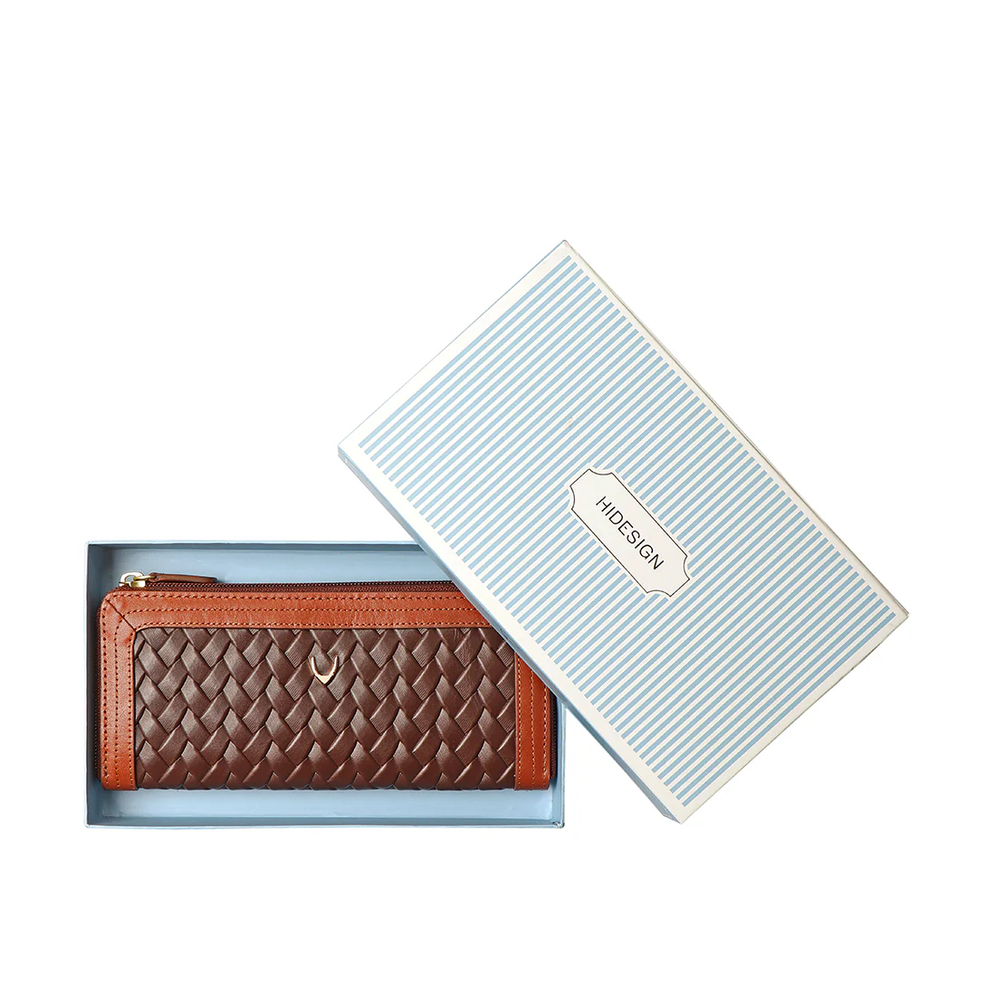 Ee Natalia W2-M Brown Leather Zip Around Wallet - Image 5