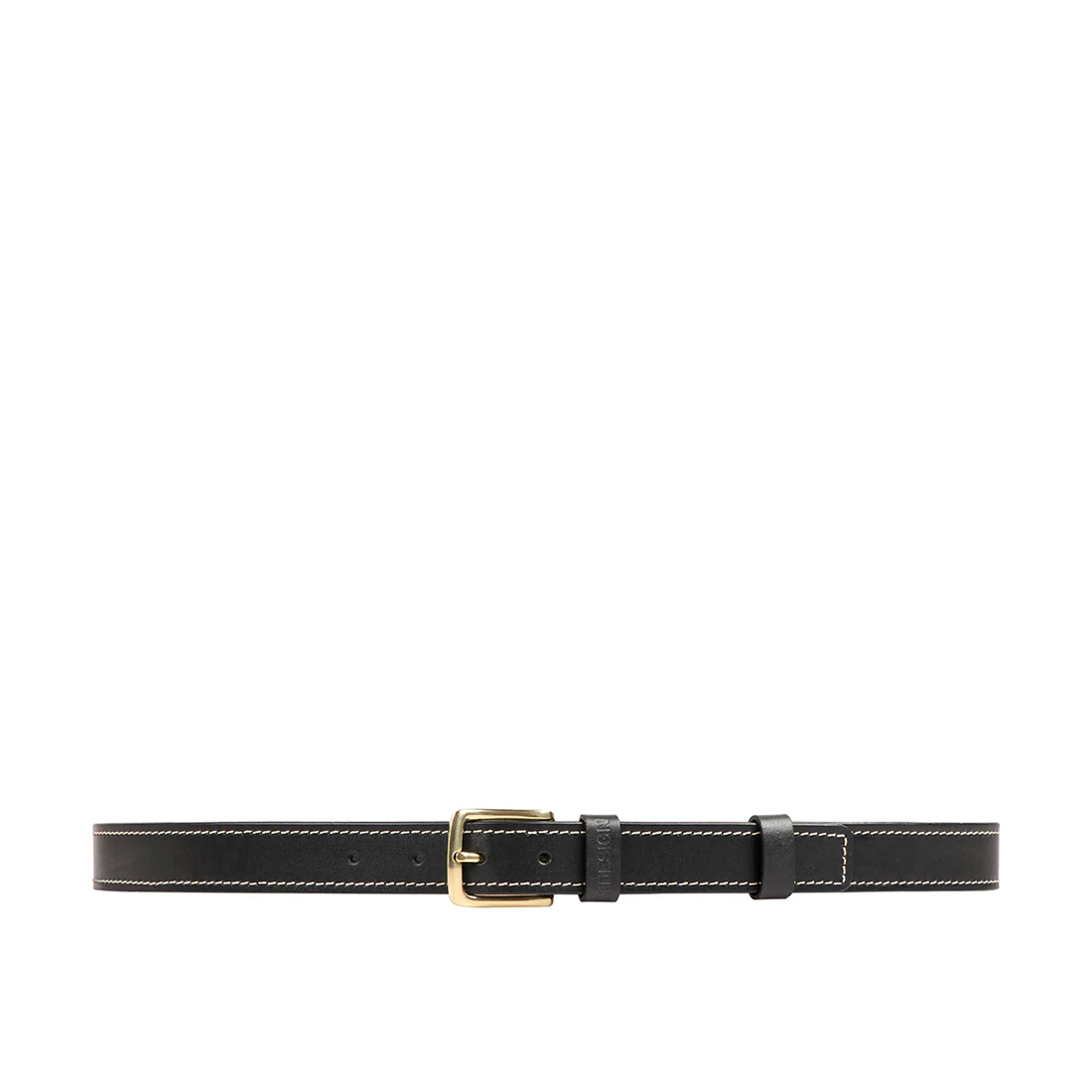 Ee Neso Men's Black Non Reversible Leather Belt - Image 2
