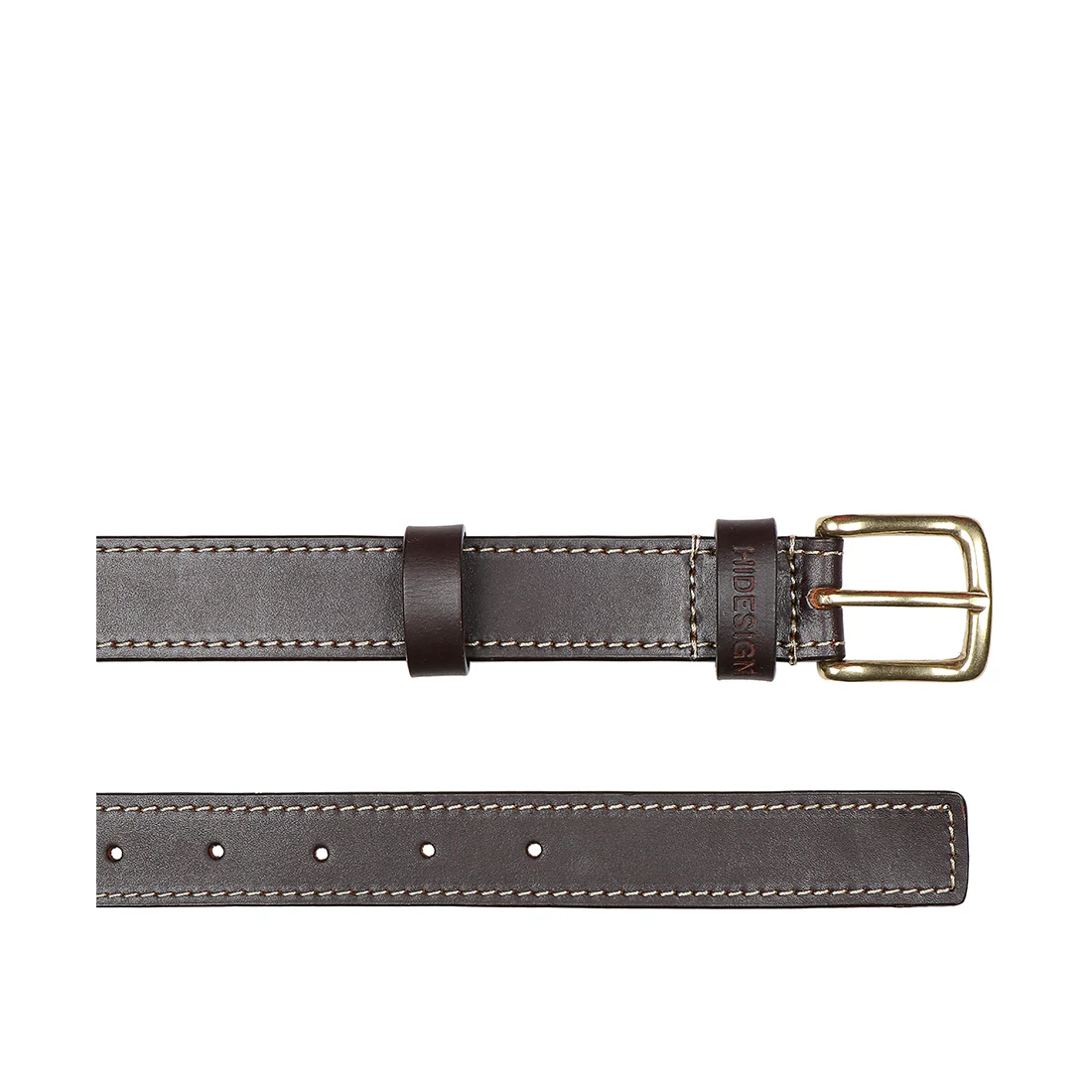 Ee Neso Men's Tan Non Reversible Leather Belt - Image 3