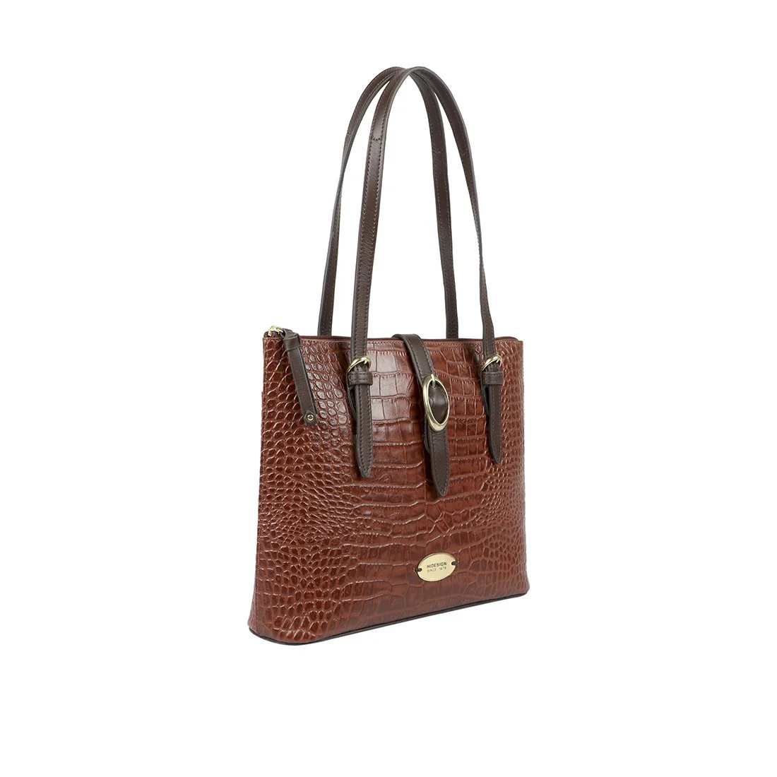 Ee Opihi 04 Tan Leather Tote Bag - Image 2
