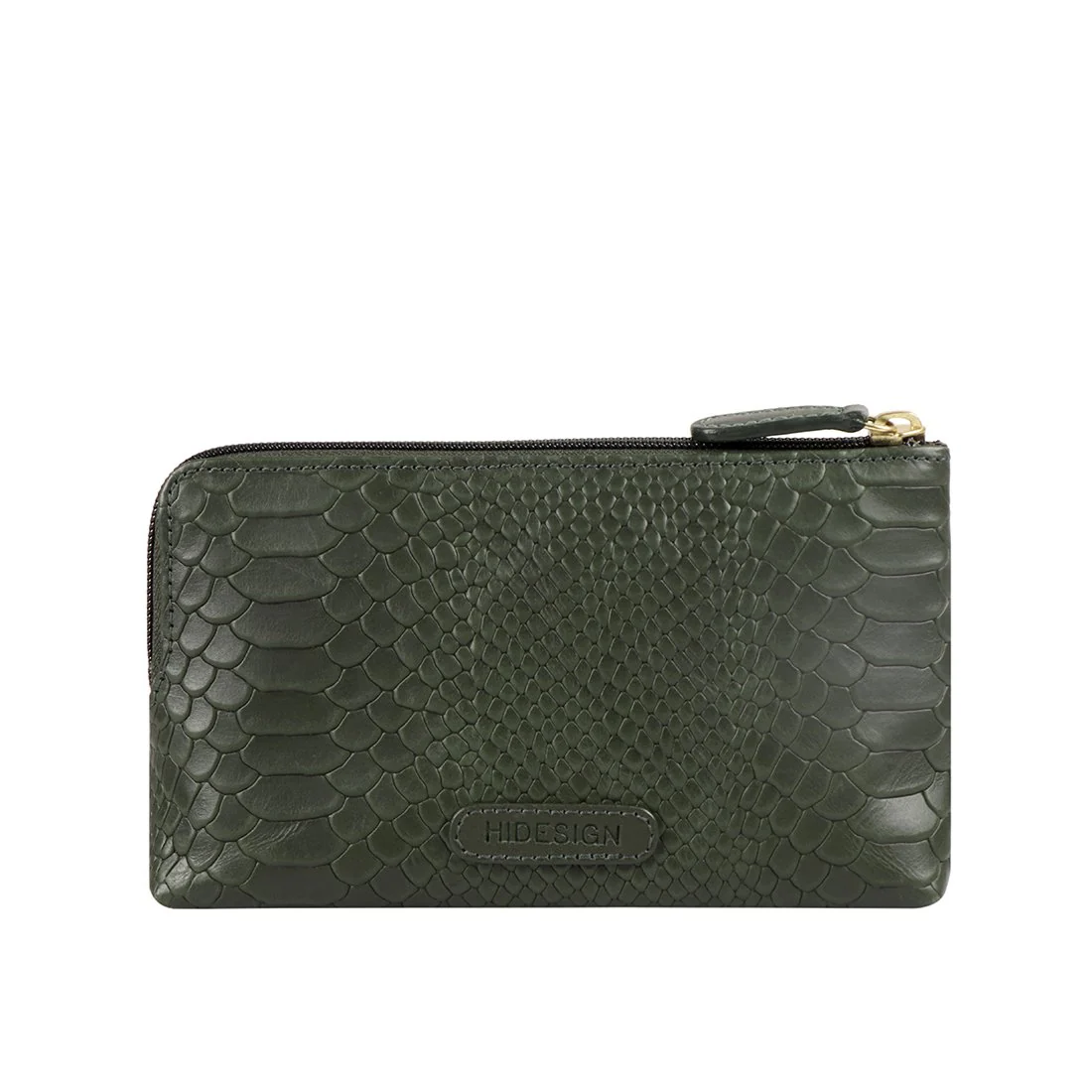 Ee Paola W1 Green Leather Clutch Wallet - Image 4