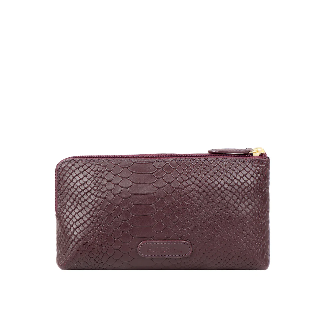 Ee Paola W1  Purple Leather Clutch Wallet - Image 4