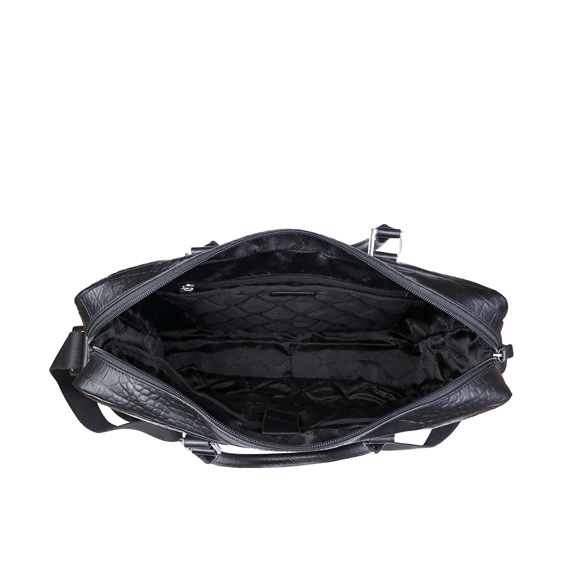 Ee Paulo 01 Black Leather Briefcase - Image 5