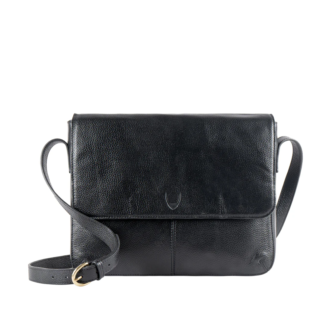 Ee Salvodor 01 Black Leather Messenger Bag - Image 2