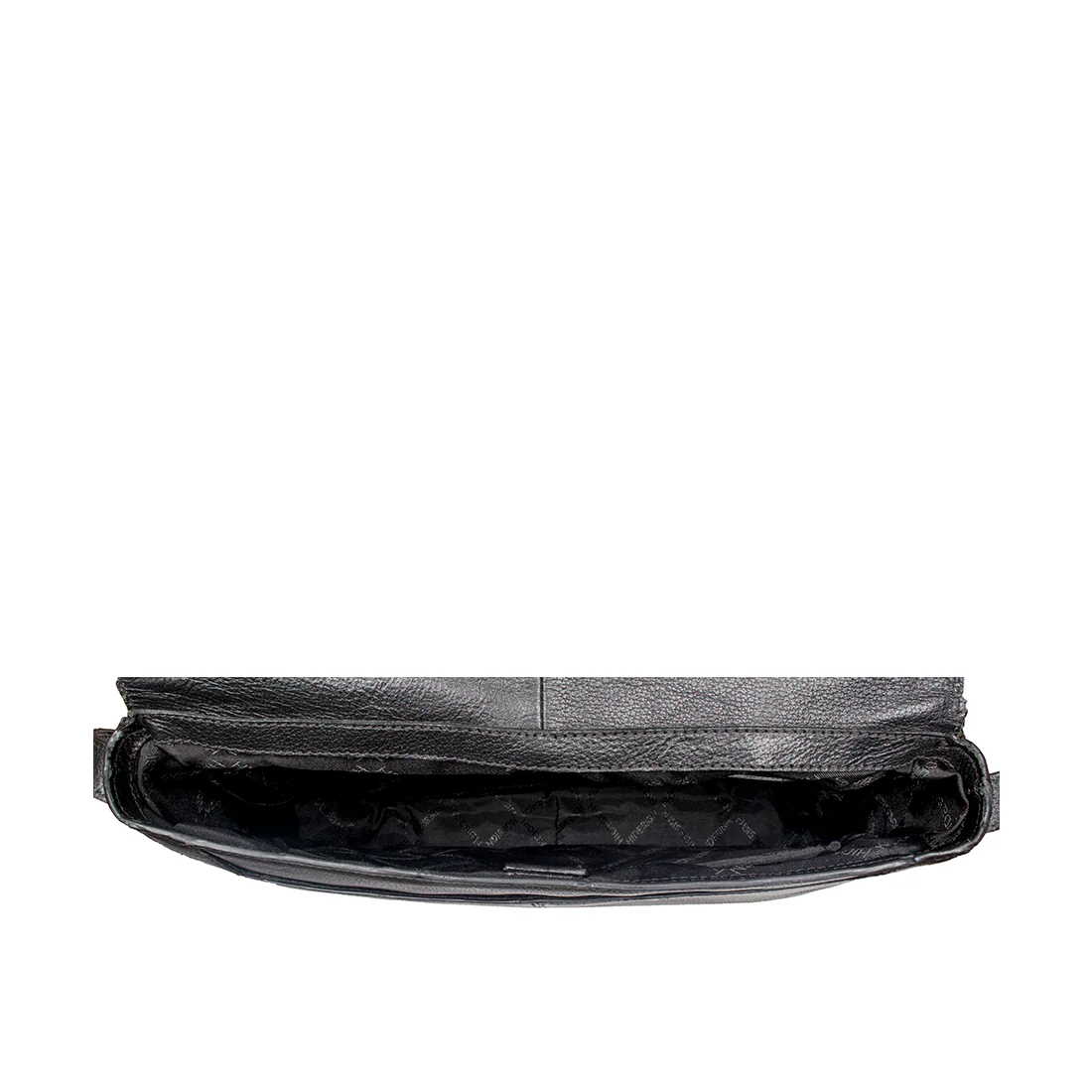 Ee Salvodor 01 Black Leather Messenger Bag - Image 6