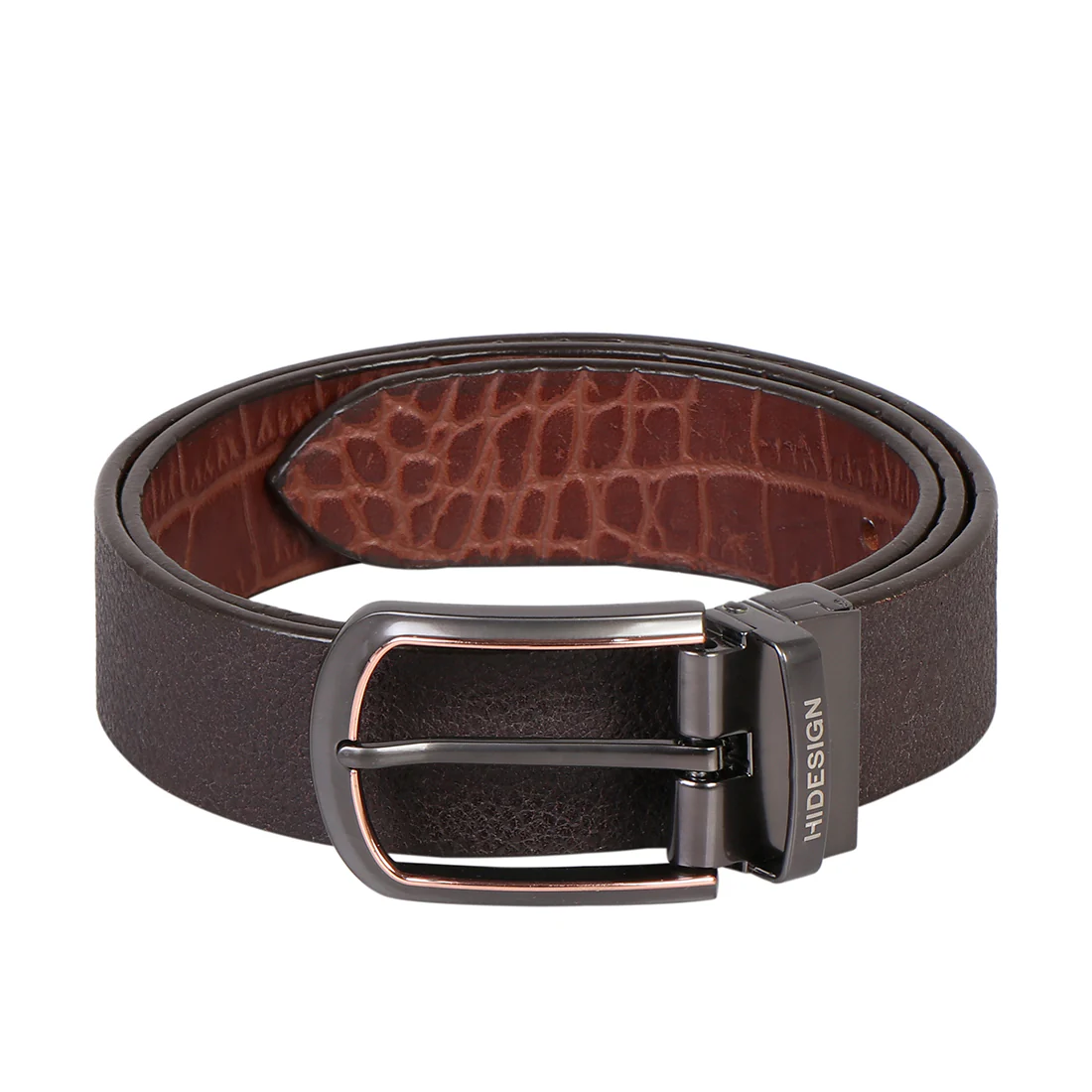Ee Santos Men's Tan Reversible Leather Belt - Image 3