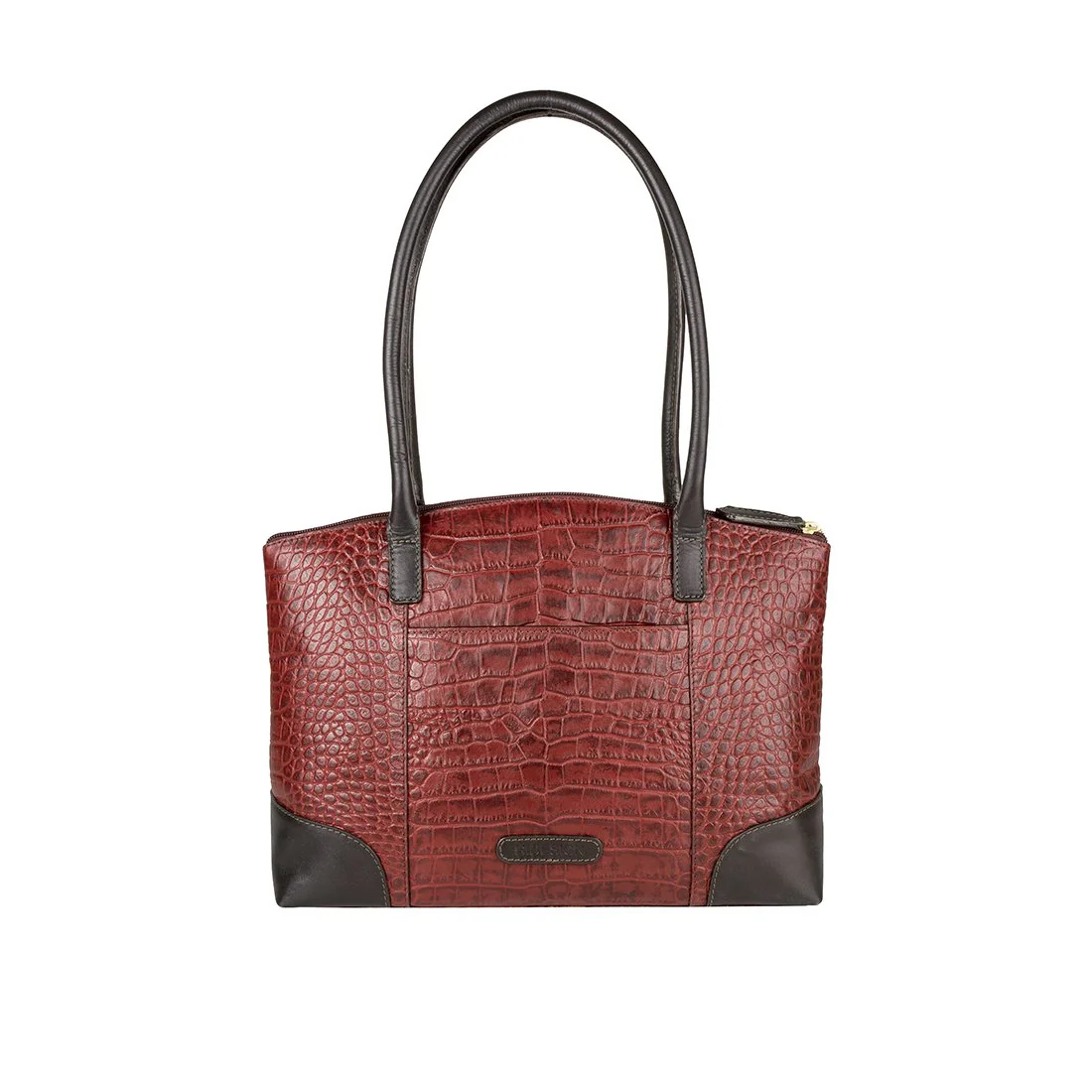 Ee Saturn 01 Red Leather Tote Bag - Image 3