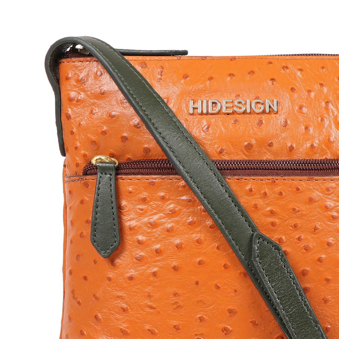 Ee Saturn 02 Tan Leather Sling Bag - Image 5