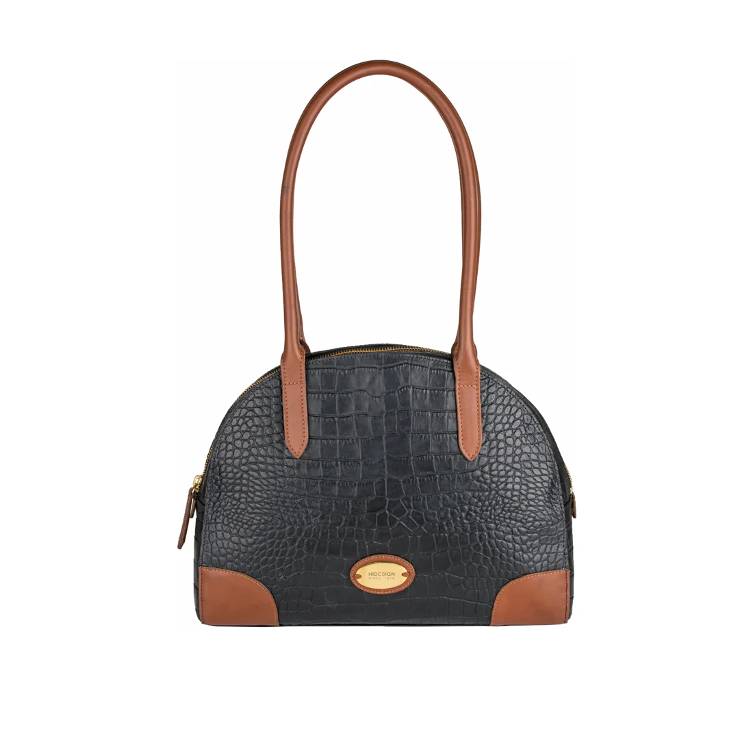 Ee Saturn 03 Black Leather Tote Bag - Image 2