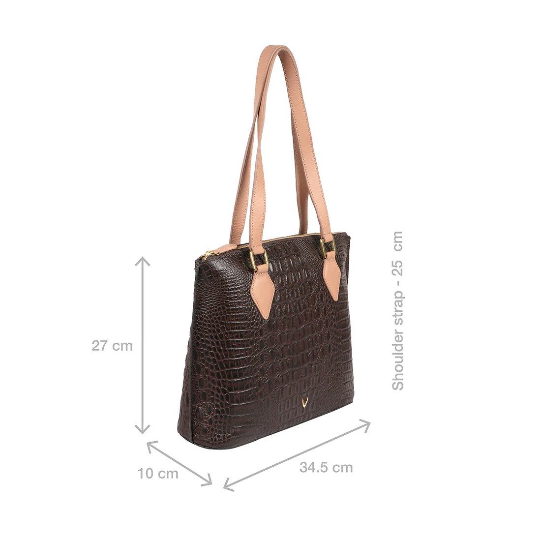 Ee Scorpio 02 Brown Leather Tote Bag - Image 2