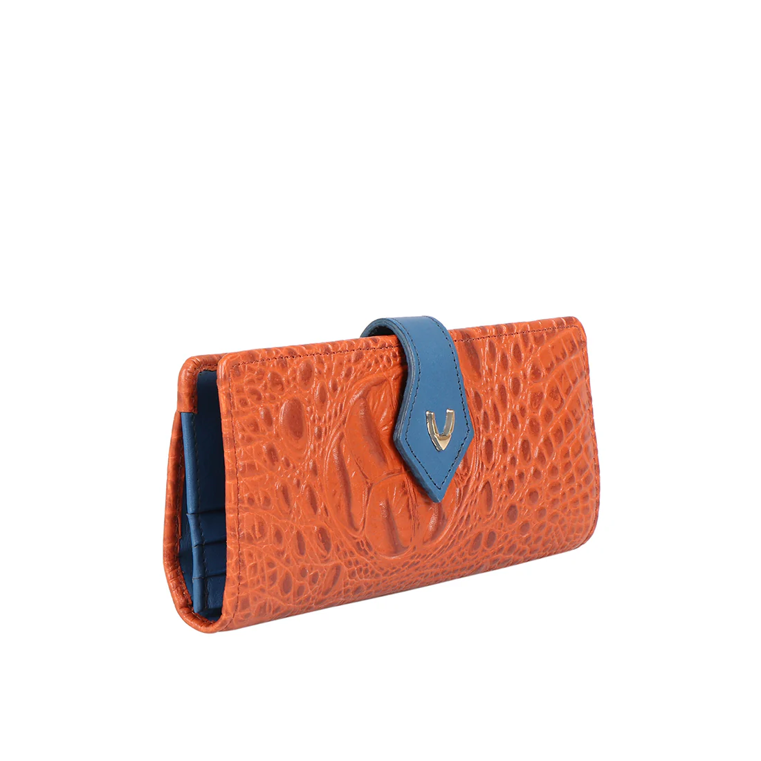 Ee Scorpio W1-M Orange Leather Bi-Fold Wallet - Image 2