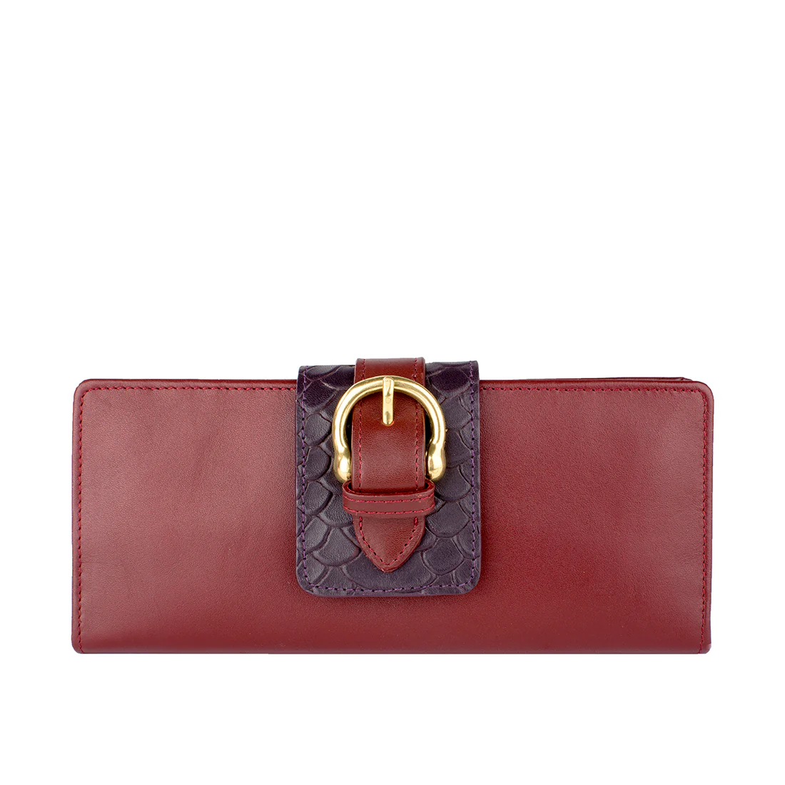 Ee Shanghai W2 Marsala Leather Bi-Fold Wallet - Image 2
