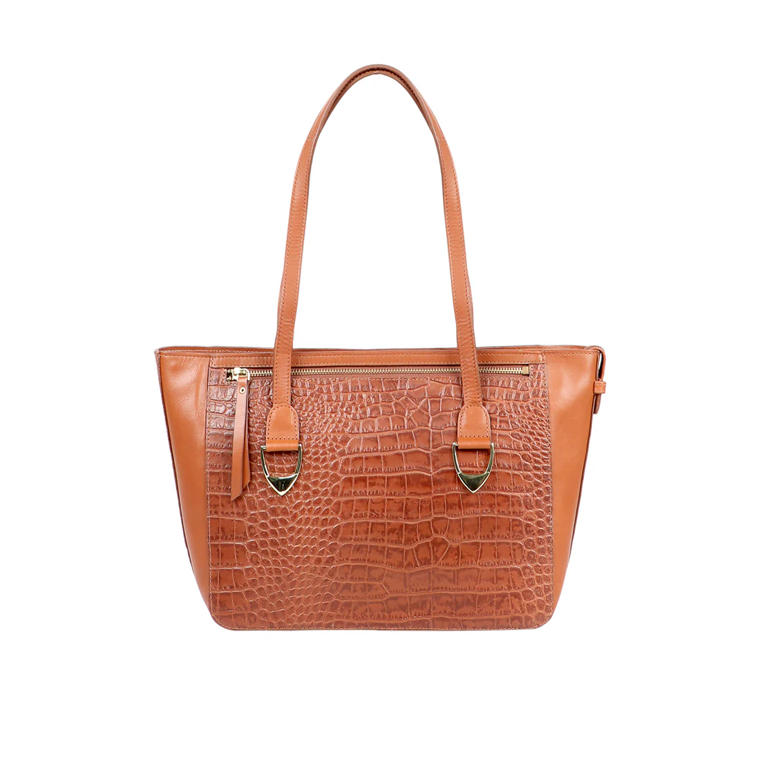 Ee Shania 01 Tan Leather Tote Bag - Image 2