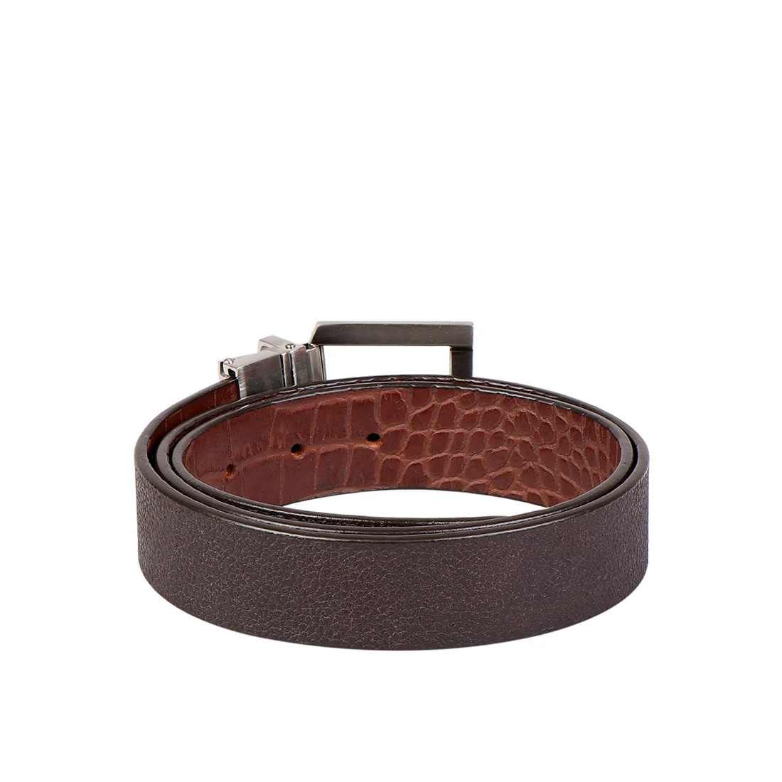 Ee Silva Men's Tan Reversible Leather Belt - Image 4