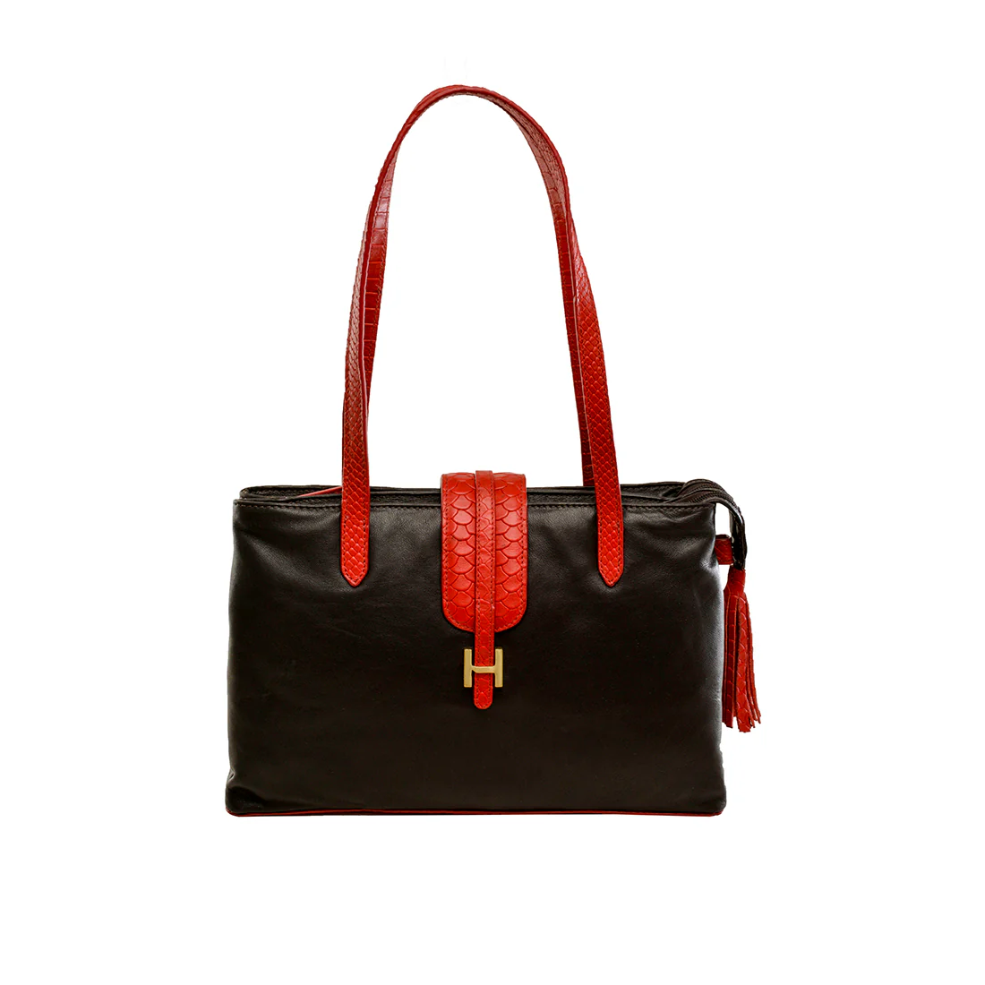 Ee Silvia 02 Brown Leather Tote Bag