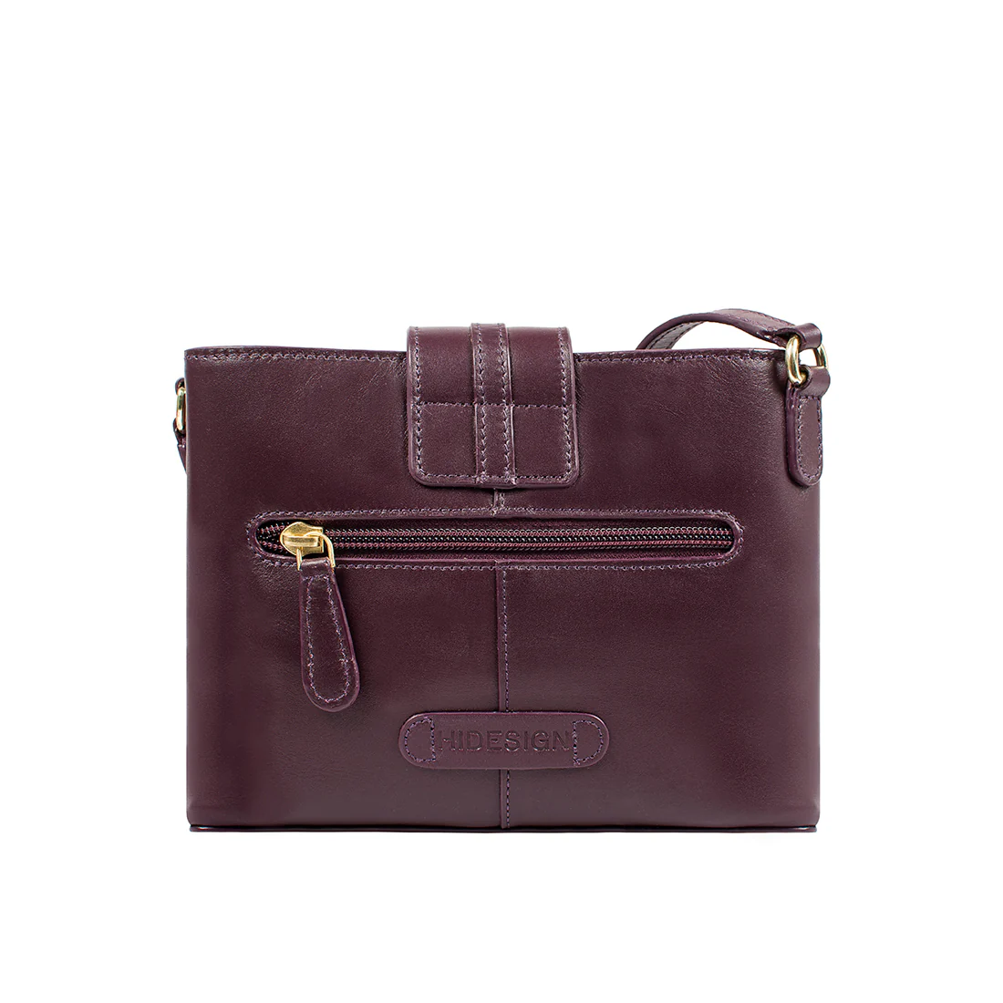 Ee Silvia 03 Purple Leather Sling Bag - Image 5
